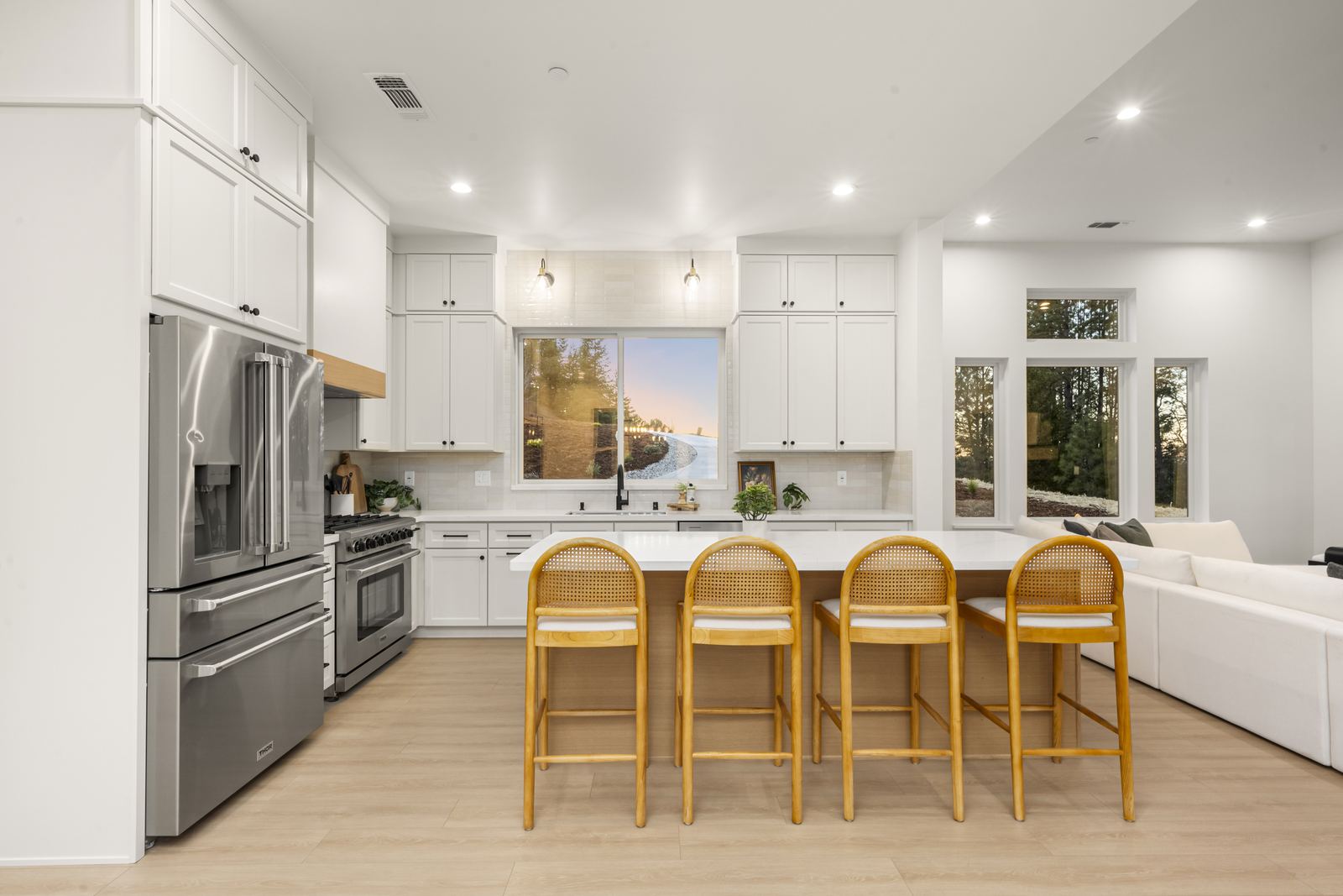 Newly remodeled kitchen near Spokane